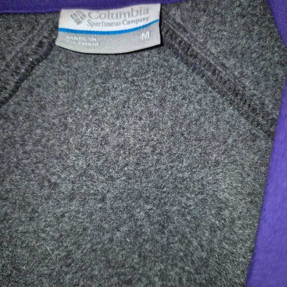 Columbia Purple and Gray Women's Jacket Size Medium - Picture 3 of 4